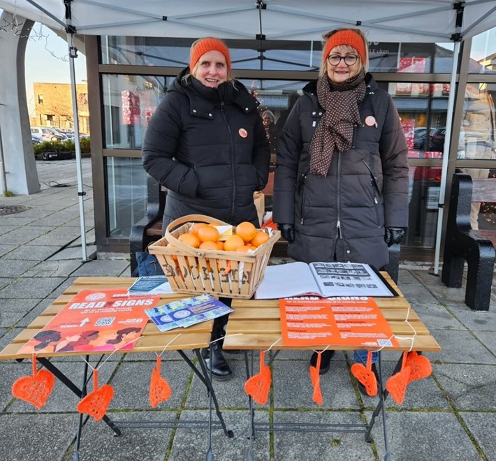 Stand ifb med Oransjedagene november- 24